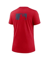 Nike Women's Red Los Angeles Angels Authentic Collection Early Work Tri-Blend T-Shirt