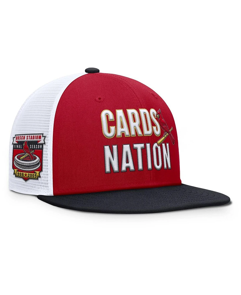 Nike Men's Red St. Louis Cardinals Pro Trucker Snapback Hat