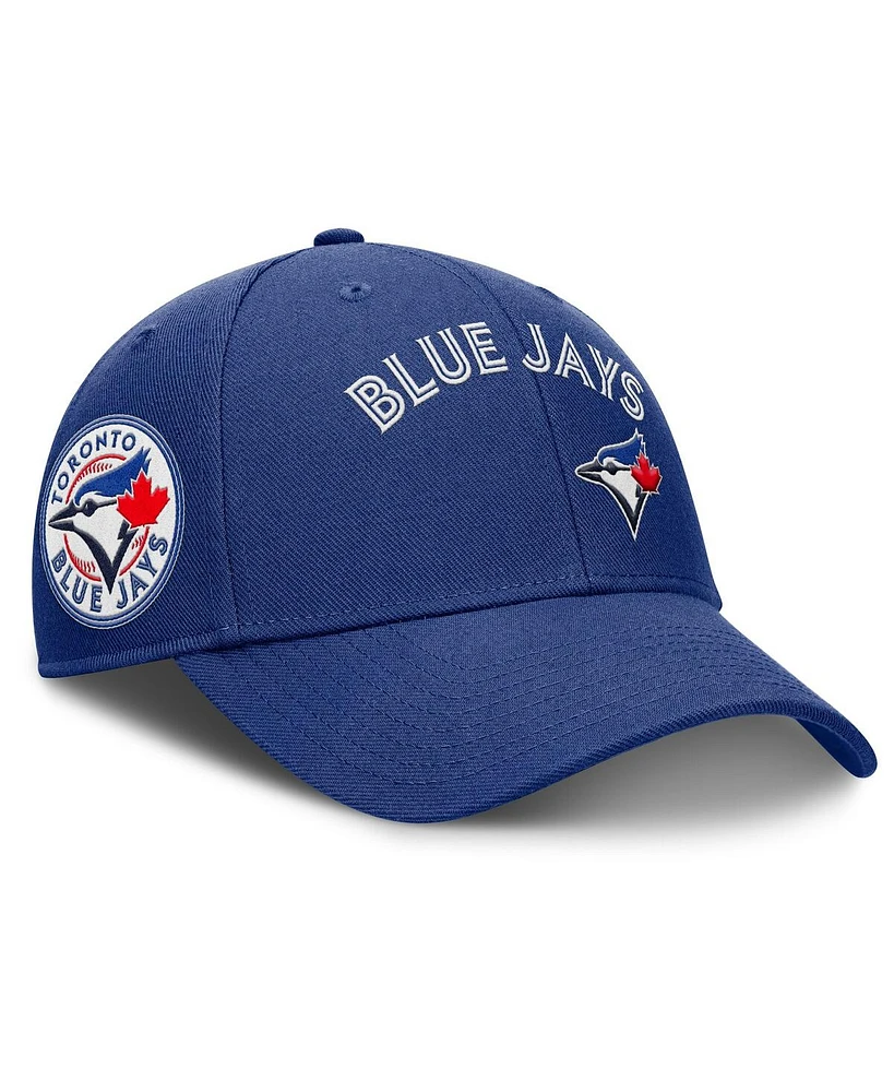 Nike Men's Royal Toronto Blue Jays Rise Gaberdine Adjustable Hat