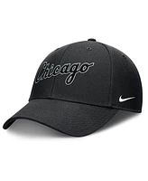 Nike Men's Black Chicago White Sox Rise Gaberdine Adjustable Hat