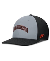 Nike Men's Gray/Black San Francisco Giants Pro Performance Snapback Hat