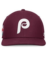 Nike Men's Burgundy Philadelphia Phillies Pro Performance Snapback Hat