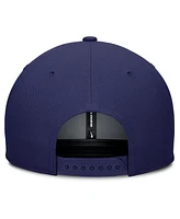 Nike Men's Navy Atlanta Braves Pro Performance Snapback Hat