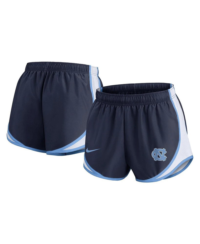 Nike Women's Navy North Carolina Tar Heels Spring Break Tempo Performance Shorts