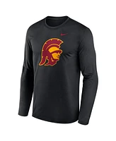 Nike Men's Black Usc Trojans Primetime Alternate Logo Legend Long Sleeve T-Shirt