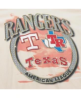 Mitchell & Ness Men's Cream Texas Rangers Cooperstown Collection Crown Jewels T-Shirt