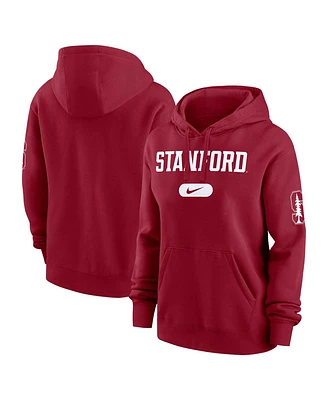 Nike Women's Cardinal Stanford Club Fleece Pullover Hooded Jacket