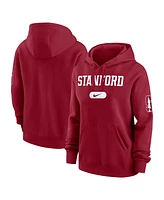 Nike Women's Cardinal Stanford Club Fleece Pullover Hooded Jacket