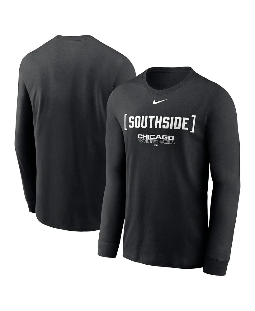 Nike Men's Black Chicago White Sox Local Nickname Long Sleeve T-Shirt