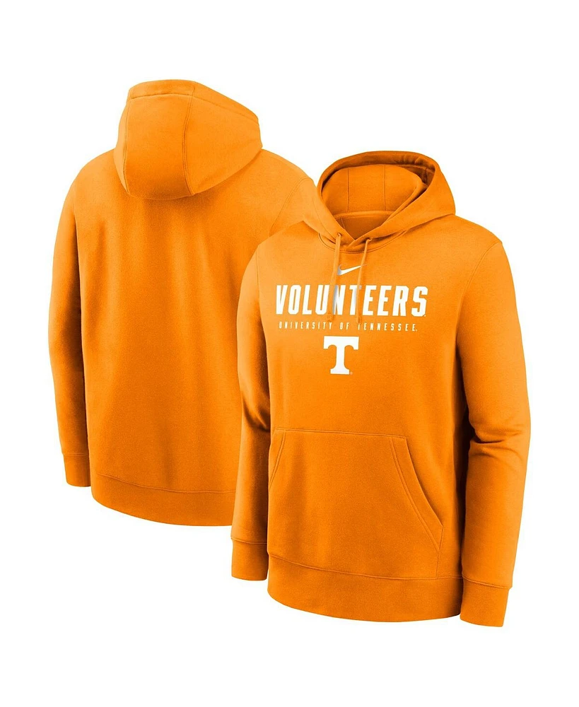 Nike Men's Tennessee Orange Tennessee Volunteers Primetime Dynamic Mascot Club Fleece Pullover Hoodie