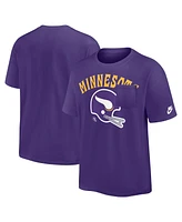 Nike Men's Purple Minnesota Vikings Rewind Heavy Max 90 Pocket T-Shirt