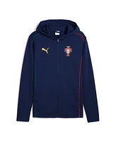 Puma Men's Navy Portugal National Team Casuals Full-Zip Hooded Jacket