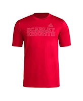 Adidas Men's Scarlet Rutgers Knights Locker Local Impression T-Shirt