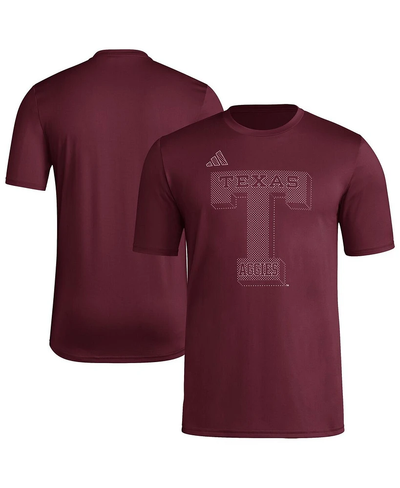 Adidas Men's Maroon Texas A M Aggies Locker Local Impression T-Shirt