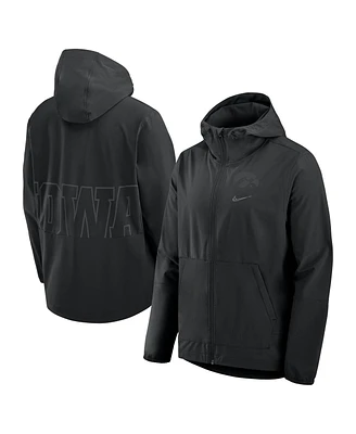 Nike Men's Black Iowa Hawkeyes Performance Full-Zip Woven Jacket