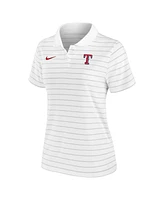 Nike Women's White Texas Rangers Authentic Collection Victory Performance Polo Shirt
