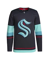 Adidas Men's Navy Seattle Kraken Home Authentic Primegreen Jersey