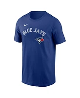 Nike Men's Vladimir Guerrero Jr. Royal Toronto Blue Jays Fuse Name Number T-Shirt