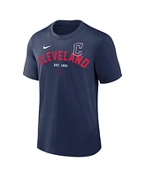 Nike Men's Navy Cleveland Guardians Statement T-Shirt