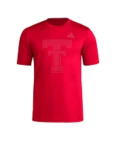 Adidas Men's Red Texas Tech Raiders Locker Local Impression T-Shirt