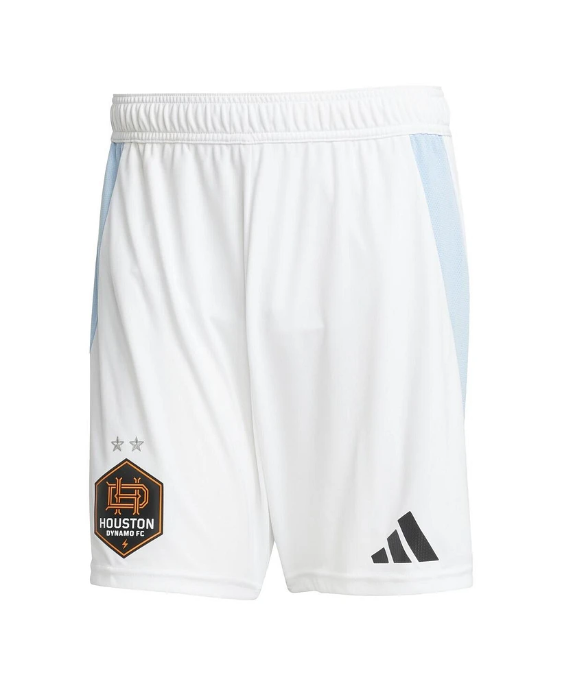 Adidas Men's White Houston Dynamo Fc Home 2025 Season 20 Authentic Shorts