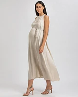 Pietro Brunelli Maternity Sleeveless Satin-Touch Special Occasions Clarissa Dress