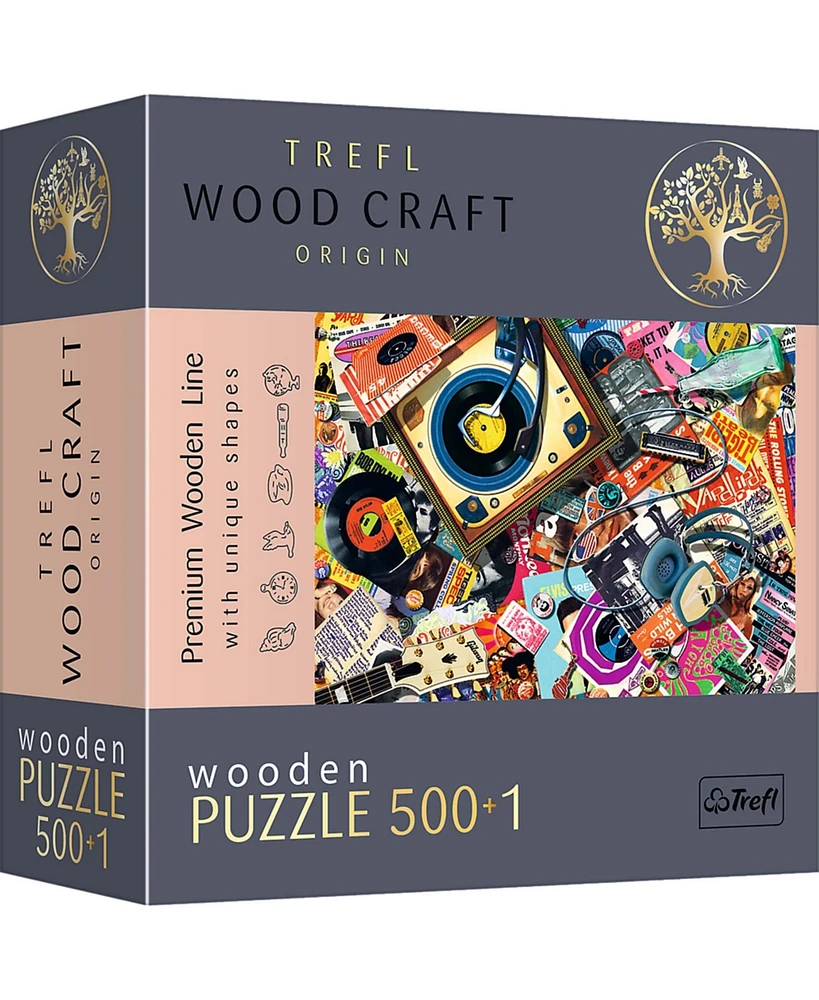 Trefl Wood Craft 501 Piece Wooden Puzzle - In the World of Music