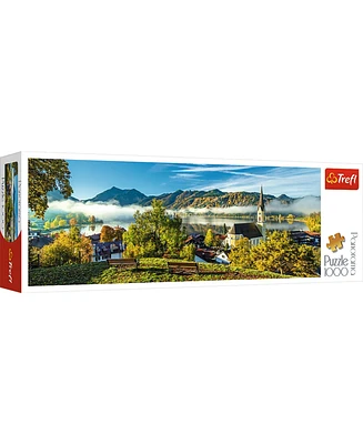 Trefl Red Panorama 1000 Piece Puzzle - By the Schliersee lake / Huber