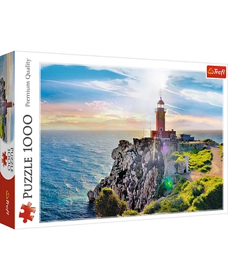 Trefl Red 1000 Piece Puzzle - The Melagavi lighthouse