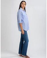 Pietro Brunelli Maternity Graduated Flare Jeans