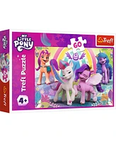 Trefl Red 60 Piece Puzzle - My Little Pony - In the World of Friendship