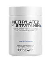 Codeage Methylated Multivitamin Supplement - B-Vitamin, Vitamins A, C, D, E, K2, B12 Methylcobalamin - L-Methylfolate