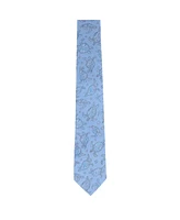 Trafalgar Men's Morla The Wise Sea Turtle Linen Blend Novelty Necktie