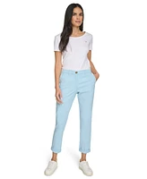 Nautica Jeans Women's Solid Montauk Chino Pants