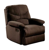 35" Chocolate Microfiber Recliner