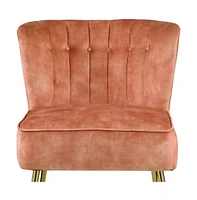 Modern Solid Color Slipper Chair – Stylish Accent Seating