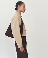 Mango Women's Pockets Cotton Jacket