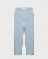 Mango Women's Straight Suit Trouser Pants