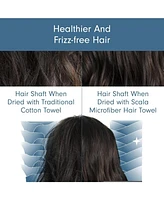 Liba 2-Pack Microfiber Hair Towel Wrap Rectangle Twist for Women 24 x 48 Inches