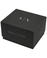 A|X Armani Exchange Men's Quartz Chronograph Gunmetal Stainless-Steel Watch, 44mm
