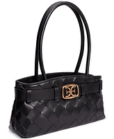 Sam Edelman Cleo Medium Woven Leather Satchel
