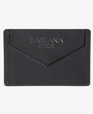 Eumelanin Hexagonal Leather Card Holder
