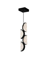 Cwi Lighting 30" Metal Moon Integrated Led Mini Pendant