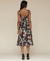 Avec Les Filles Women's Fit & Flare Floral-Print Dress