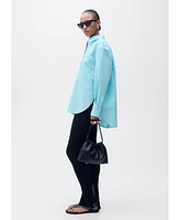 Mango Women's Oversize Poplin Shirt