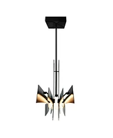Cwi Lighting 23" Metal Solara Integrated Led Chandelier