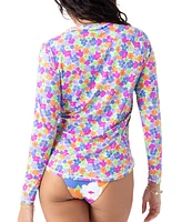 Roxy Juniors' California Dreaming Sea Skipping Rash Guard