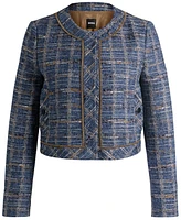 Boss by Hugo Boss Women's Tweed Regular-Fit Jacket