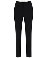 Boss by Hugo Women's Wool Regular-Fit Cropped Pants