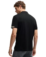 Boss by Hugo Boss Men's Regular-Fit Rubberized Logo Polo Shirt